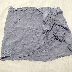 Hollister Womens Swim Skirt Coverup Baby Blue Sheer Side Tie